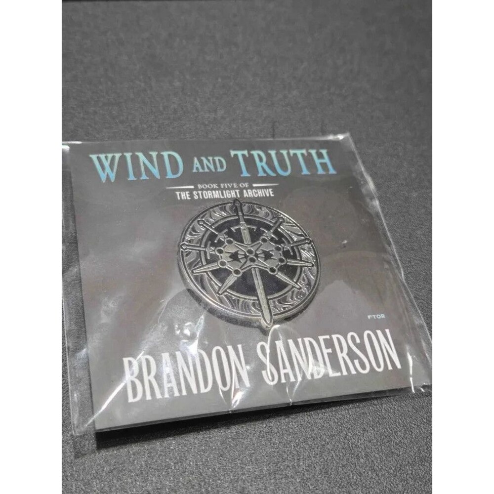 TOR Wind and Truth Pin - Brandon Sanderson - Stormlight Archive - Picture 3 of 3